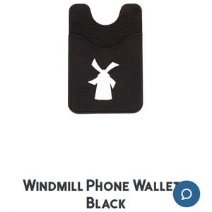 Dutch Bros Coffee Windmill Phone Wallet - Black